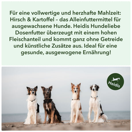 Beschreibung der Futterart von Heidis Hundeliebe Nassfutter für Hunde